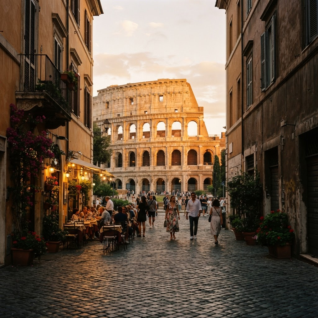 Rome, Italy travel guide cover